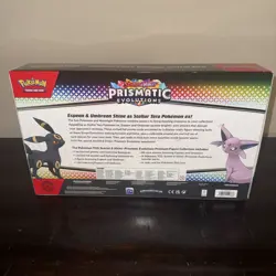 SEALED Pokemon Prismatic Evolutions Premium Figure Collection Box SAME DAY SHIP! - Image 2