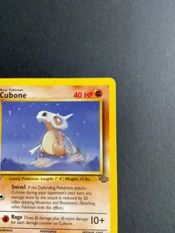 Cubone Jungle Set 1st EDITION 50/64 Common Pokemon 1999 NEVER PLAYED - Image 4