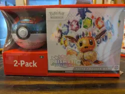 Pokemon TCG: Prismatic Evolutions ETB & Pokeball Bundle Factory Sealed In Hand - Image 1