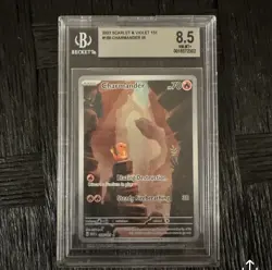 Pokemon 151 EX Charizard, Charmander, Charmeleon PSA 9 English Edition - Image 2
