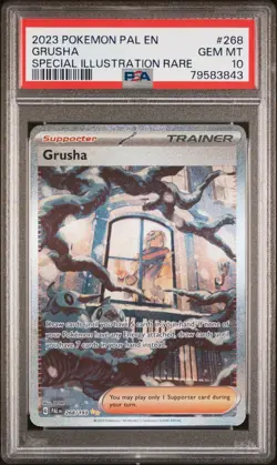 PSA 10 Grusha #268 Pokemon Paldea Evolved English 2023 - Image 1