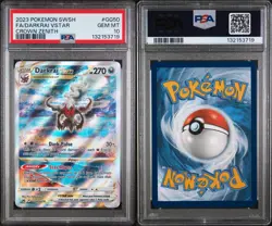 2023 POKEMON SWORD & SHIELD CROWN ZENITH #GG50 FULL ART/DARKRAI VSTAR PSA 10 - Image 3