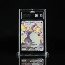 2021 Pokemon Shining Fates SV107/SV122 Charizard VMax Full Art Shiny Rare TAG 10 - Image 1
