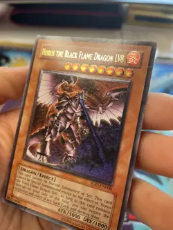 Yugioh! Horus the Black Flame Dragon LV8 Ultimate SOD-EN008 Unlim MP Misprint - Image 5