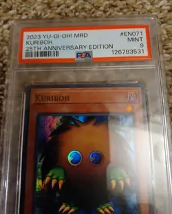 2023 Yu-Gi-Oh! Kuriboh Metal Raiders 25th Anniversary Edition #EN071 PSA 9 MINT - Image 5