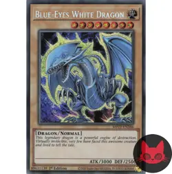 Yugioh Blue-Eyes White Dragon MP22-EN266 Secret Rare 1st Edition NM - Image 1