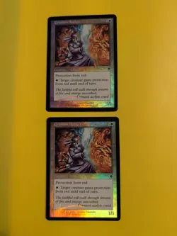 Crimson Acolyte x2 Cleric INVASION. FOIL MTG 2 Card. Shooting star - Image 1