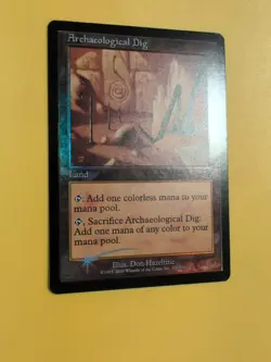 Archaeological dig Land INVASION. FOIL MTG Card. Shooting star - Image 3