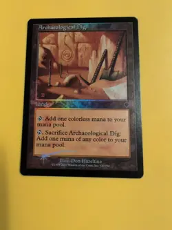 Archaeological dig Land INVASION. FOIL MTG Card. Shooting star - Image 4