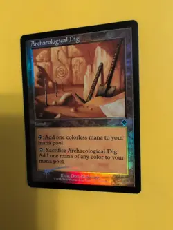 Archaeological dig Land INVASION. FOIL MTG Card. Shooting star - Image 5