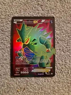Pokemon TCG Tyranitar EX Ancient Origins Full Art Card 91/98 - Image 1