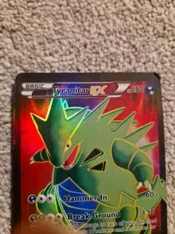 Pokemon TCG Tyranitar EX Ancient Origins Full Art Card 91/98 - Image 2