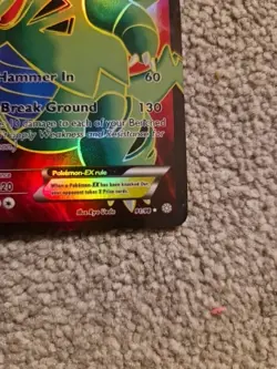 Pokemon TCG Tyranitar EX Ancient Origins Full Art Card 91/98 - Image 3