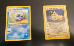 Lot of *2* Neo Destiny Key Cards: LIght Jolteon/#48 + Light Vaperon/#52 (NM-) - Image 1