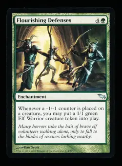 * * 1x Flourishing Defenses x1 * * Shadowmoor MTG NM Near Mint - Image 1