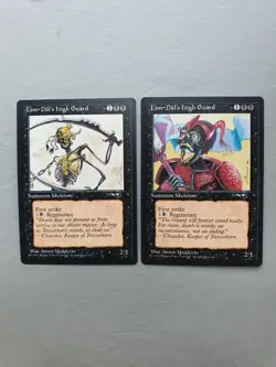 Lim-Dul's High Guard x2, MTG Alliances (1996) Common Black Creature NM+ - Image 1