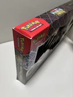 Pokemon Paldean Fates Great Tusk & Iron Treads EX Premium Collection In Hand - Image 2