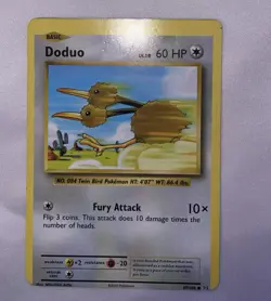 Pokemon TCG 2016 XY Evolutions Doduo 69/108 MISPRINT ERROR DOT - Image 2