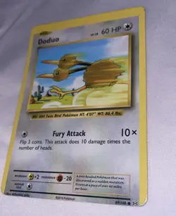 Pokemon TCG 2016 XY Evolutions Doduo 69/108 MISPRINT ERROR DOT - Image 5