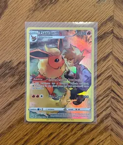 Flareon TG01/TG30 Pokemon TCG SWSH Brilliant Stars Trainer Gallery Holo NM - Image 1