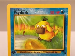 Psyduck 53/62 Fossil First Edition WOTC Pokemon Card - Lightly Played - Image 3