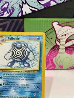 Poliwhirl 038/102 Base Set Regular LP Pokemon Card TCG - Image 3
