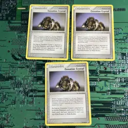 Cessation Crystal 74/100 EX Crystal Guardians Pokemon Card Trainer Tool 3 - Image 1