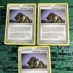 Cessation Crystal 74/100 EX Crystal Guardians Pokemon Card Trainer Tool 3 - Image 2