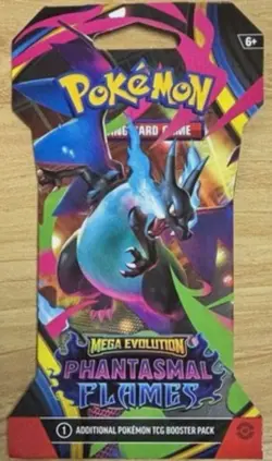 Pokemon TCG - Phantasmal Flames Hanger Box- NEW SEALED - One Pack - Image 1