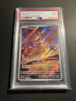 PSA 9 2024 POKEMON SV SURGING SPARKS - SSP EN #204/191 MESPRIT ILLUSTRATION RARE - Image 1