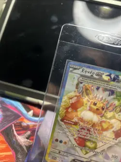 Pokemon TCG Prismatic Evolutions Eevee EX 174 Black Star Promo Card NM Condition - Image 2