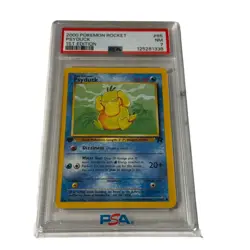 2000 PSA 7 Pokemon Rocket Psyduck 1st Edition #65 Graded - Image 1