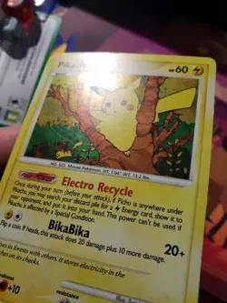 PIKACHU DP16 POKEMON BLACK STAR PROMO HOLO RARE DIAMOND PEARL - Image 2