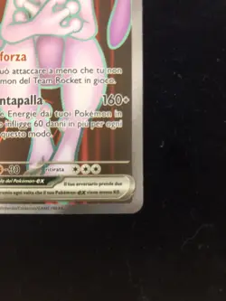 Mewtwo EX del Team Rocket Full Art 213/182 Rivali Predestinati - Carta Pokemon - Image 4