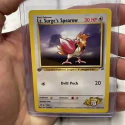 LT. SURGE’S SPEAROW - 1st Edition Gym Heroes - 52/132 Uncommon Pokemon NM/MT - Image 1