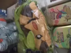 Lot of random pokemon items, hat, sleeves, mat, coins, dice, no card packs - Image 2