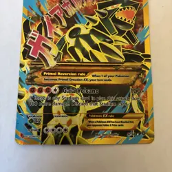 Pokemon Primal Groudon EX Full Art Ancient Origins 97/98 Very Rare Card LP Cond - Image 3