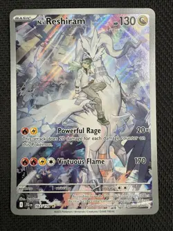 N's Reshiram 167/159 Sv09: Journey Together Illustration Rare Holo Pokemon Card - Image 1