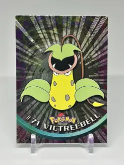 1999 Topps Victreebell #71 Textured Holo Foil TV Animation Series - Image 1