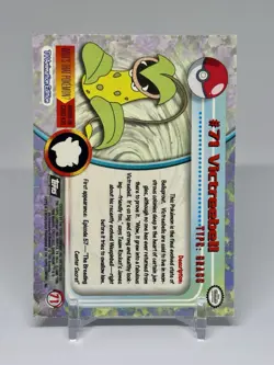 1999 Topps Victreebell #71 Textured Holo Foil TV Animation Series - Image 2