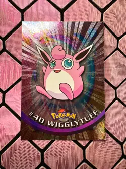 Pokemon TCG - Wigglytuff - TOPPS | Chrome Holo Rare | Anim. Series 1 | No. #40 - Image 1