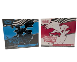 Pokemon TCG White Flare and Black Bolt ETB Lot Factory Sealed Elite Trainer Box - Image 1