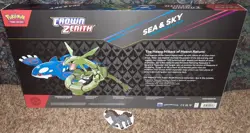 NEW 2024 POKEMON CROWN ZENITH SEA AND SKY PREMIUM COLLECTION BOX - Image 2