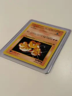 1st Edition Shadowless Vulpix 68/102 Base Set Pokemon Card - Image 5