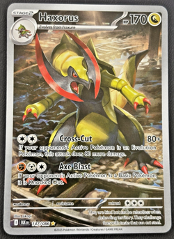 Haxorus 147/086 SV: Black Bolt Illustration Rare NM Pokemon TCG Card - Image 1