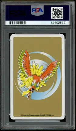 Pokemon - Spinarak Jack of Diamonds, Gold Ho-oh Back Poker Deck #167 PSA 10 - Image 2