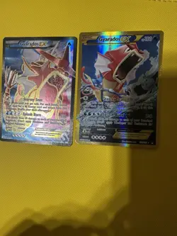 Pokemon TCG Gyarados EX 123/122 & 114/122 XY Breakpoint Holo Gold Secret Rare NM - Image 1