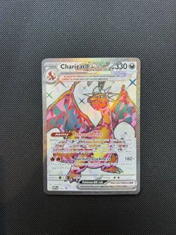 Charizard ex SVP 056 Scarlet Violet Black Star Promo Full Art Pokemon TCG NM - Image 1