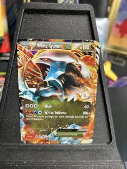 Pokemon TCG White Kyurem EX Card 96/135 Ultra Rare, B&W: Plasma Storm - Image 1