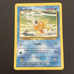 Magikarp 35/102 Base Set Pokemon TCG MP 1999 - Image 1